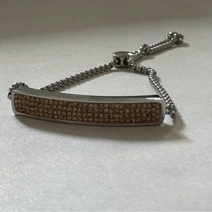 Ladies‎ Stainless Steel JCM rhinestones bracelet